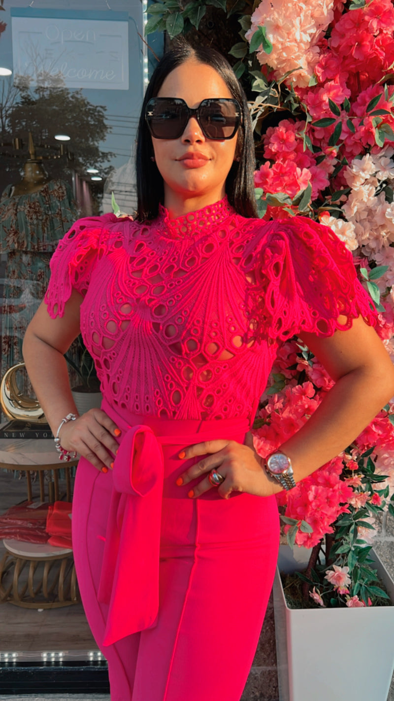 Pink Jumpsuit