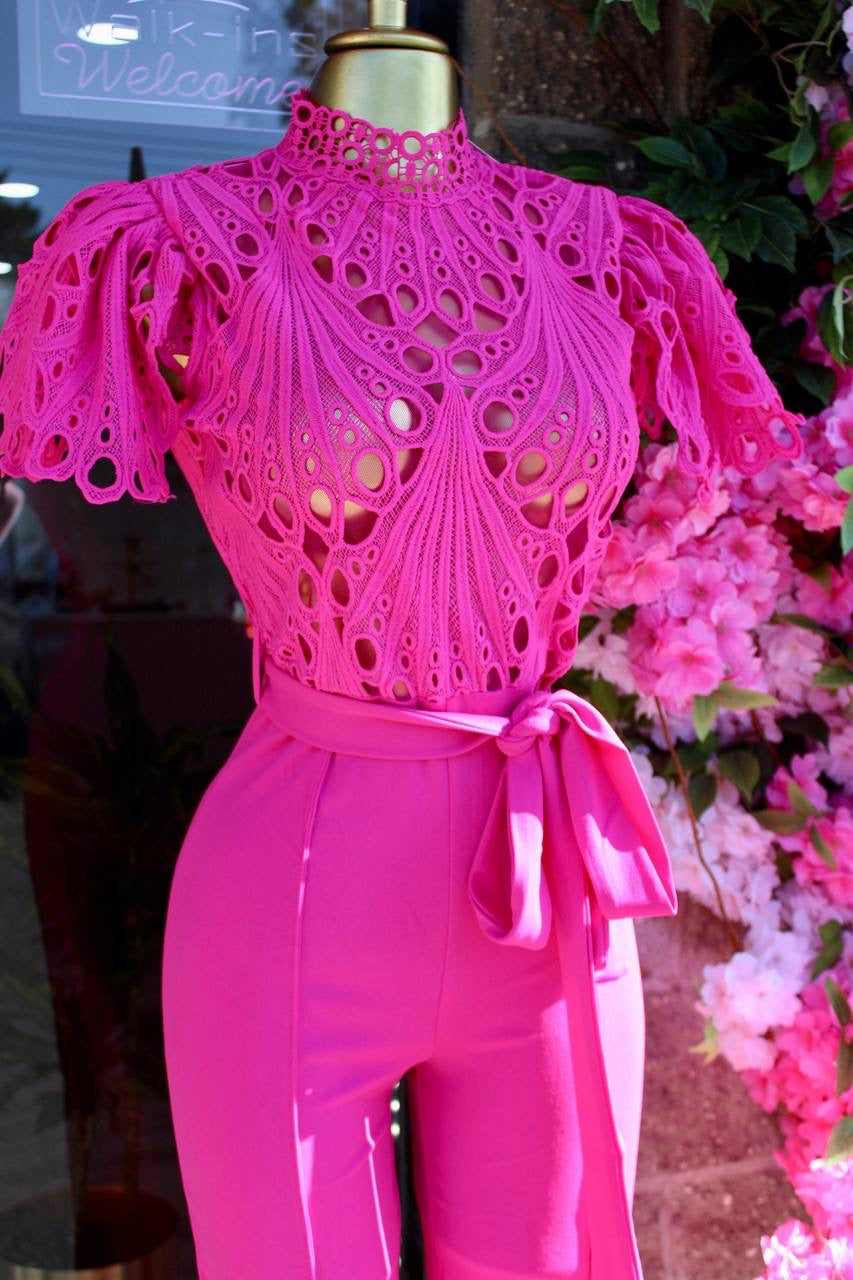 Pink Jumpsuit