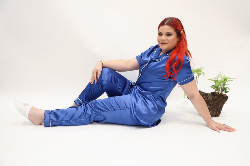 Lalish PJ royal blue 2 pcs