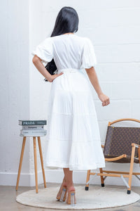 White Midi Dress