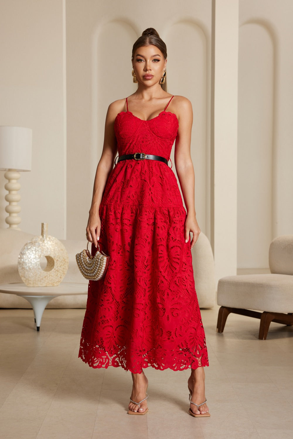 camila red dress Camila Cabello Red Mermaid Evening Dress 2018 Grammy Awards Red Carpet Gown TCD7706