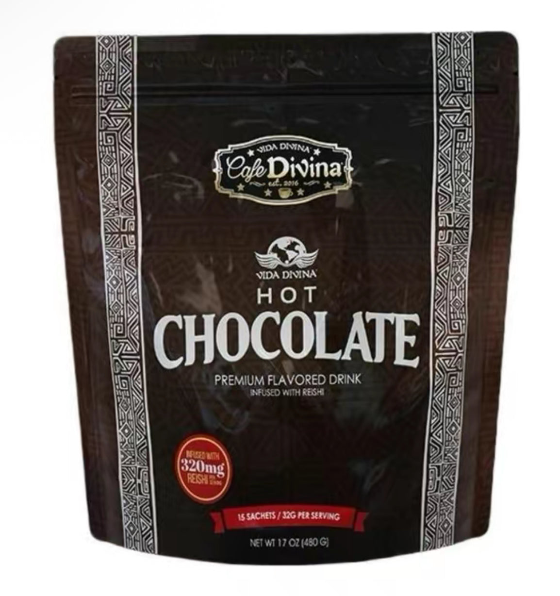 Delicioso Chocolate con Hongo Reishi