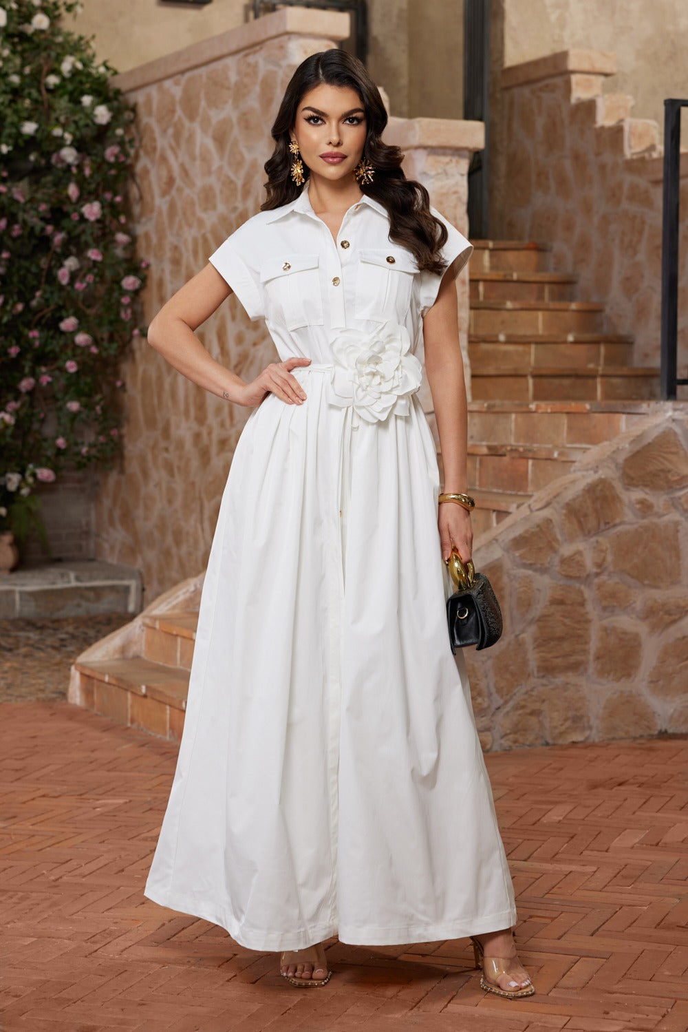 Anabel White Dress