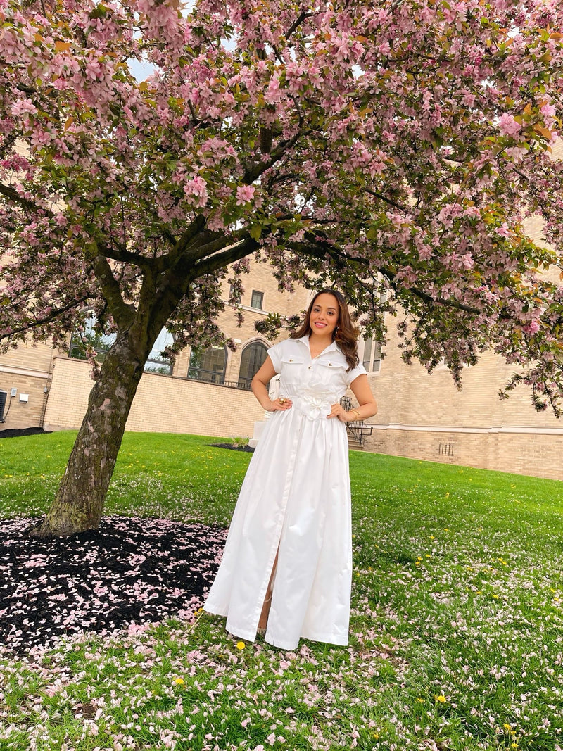 Anabel White Dress