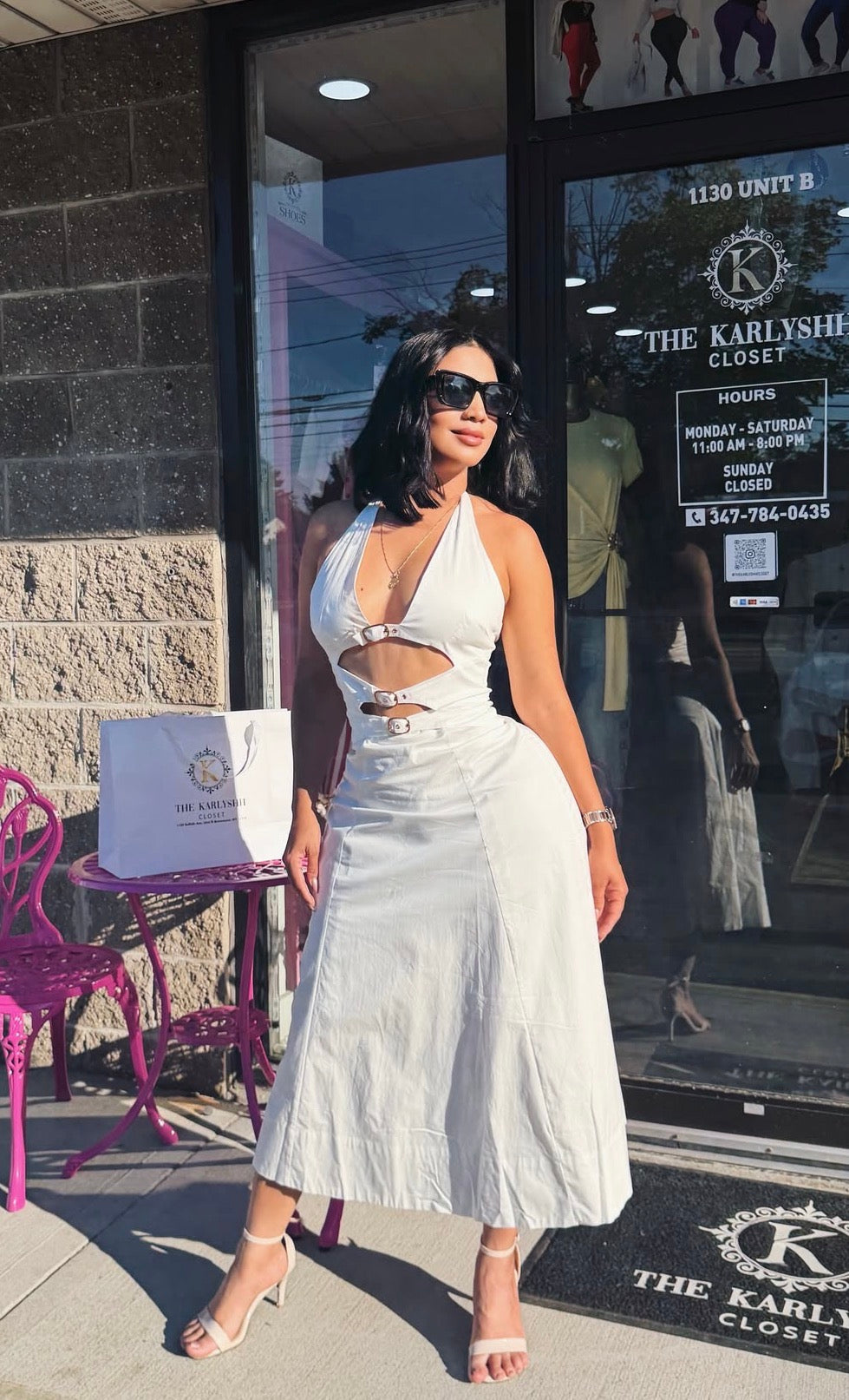 Amalfi White Dress