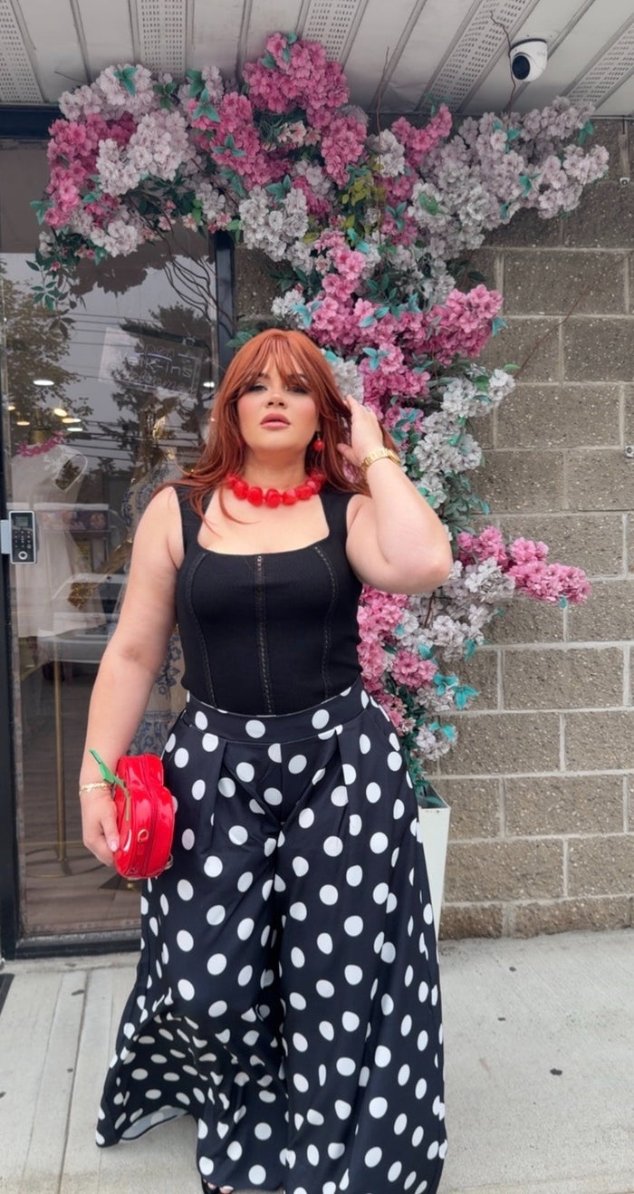 Polka Dots Palazzo Pants