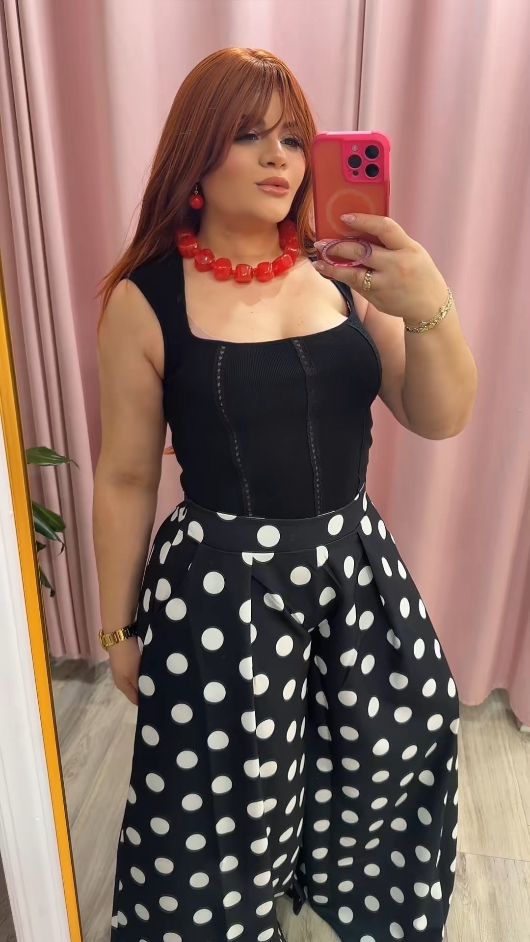 Polka Dots Palazzo Pants