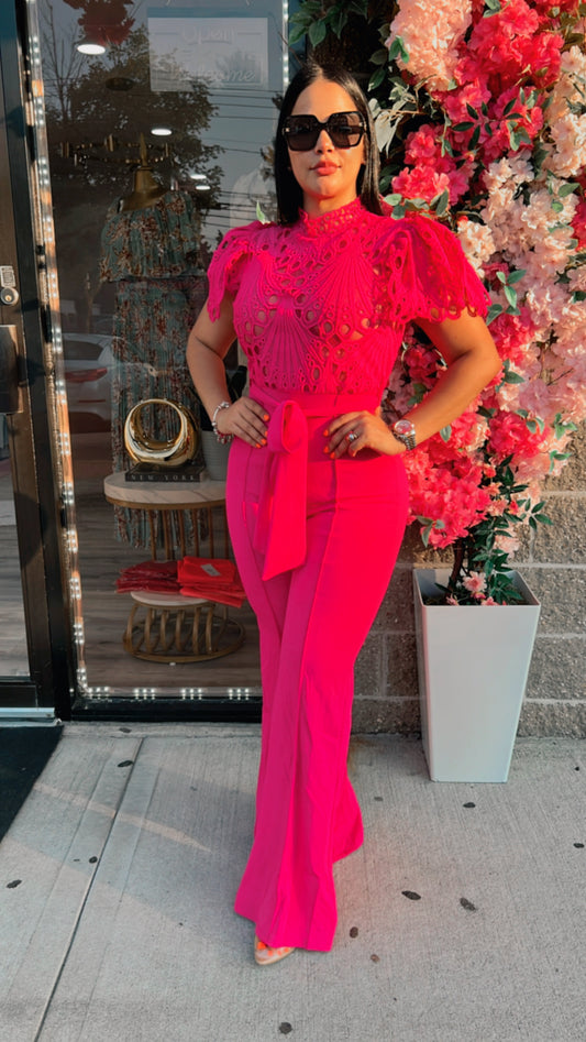 Pink Jumpsuit