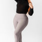 High-Waisted Karlyshh Leggings Gray no Zipper