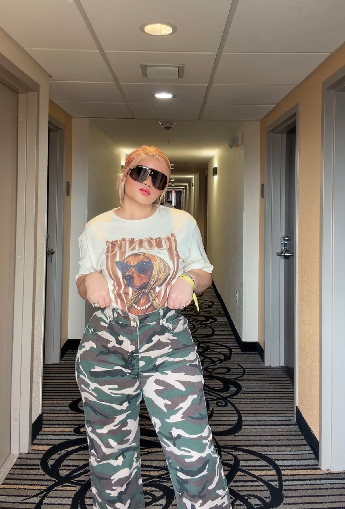 Camo Girl Wide Leg Pants