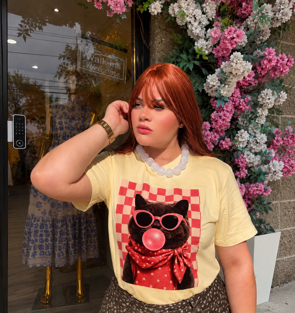 T-Shirt Yellow Gatica