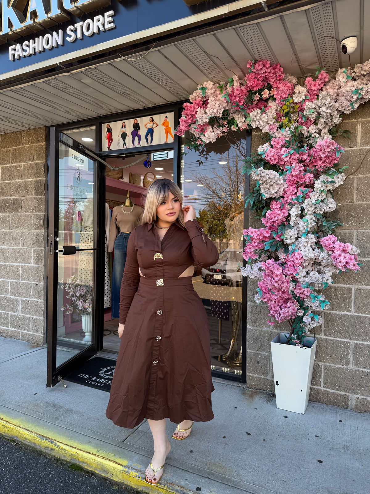 Chocolate Elegance Dress
