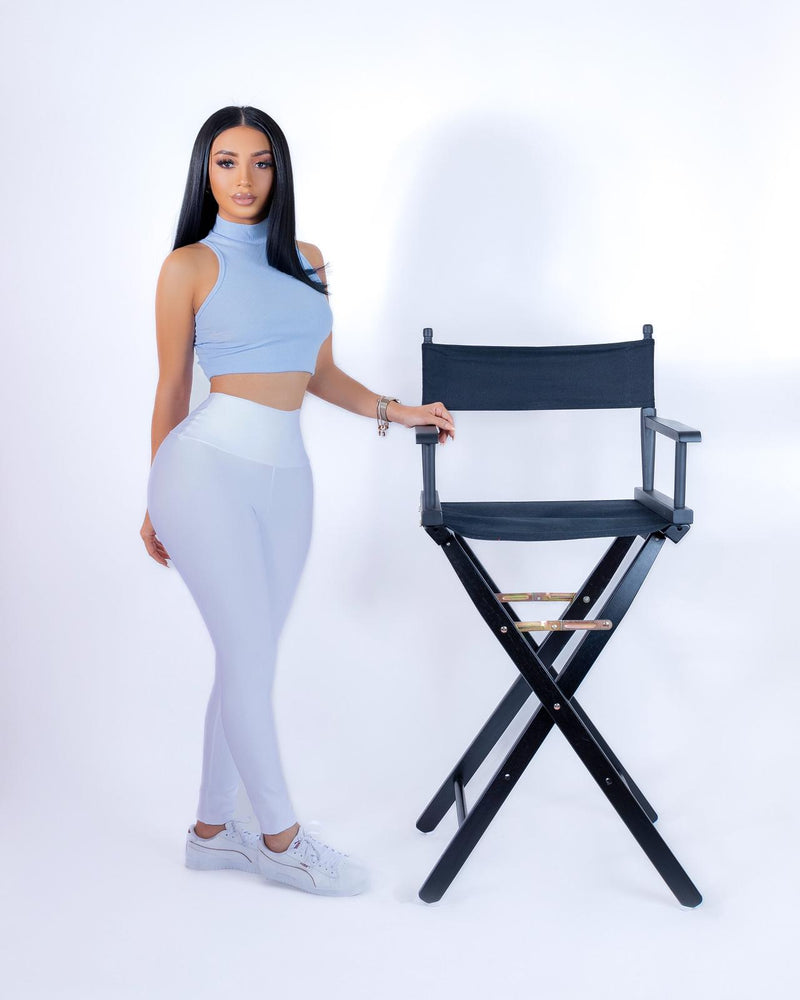 High-Waisted Karlyshh Leggings White