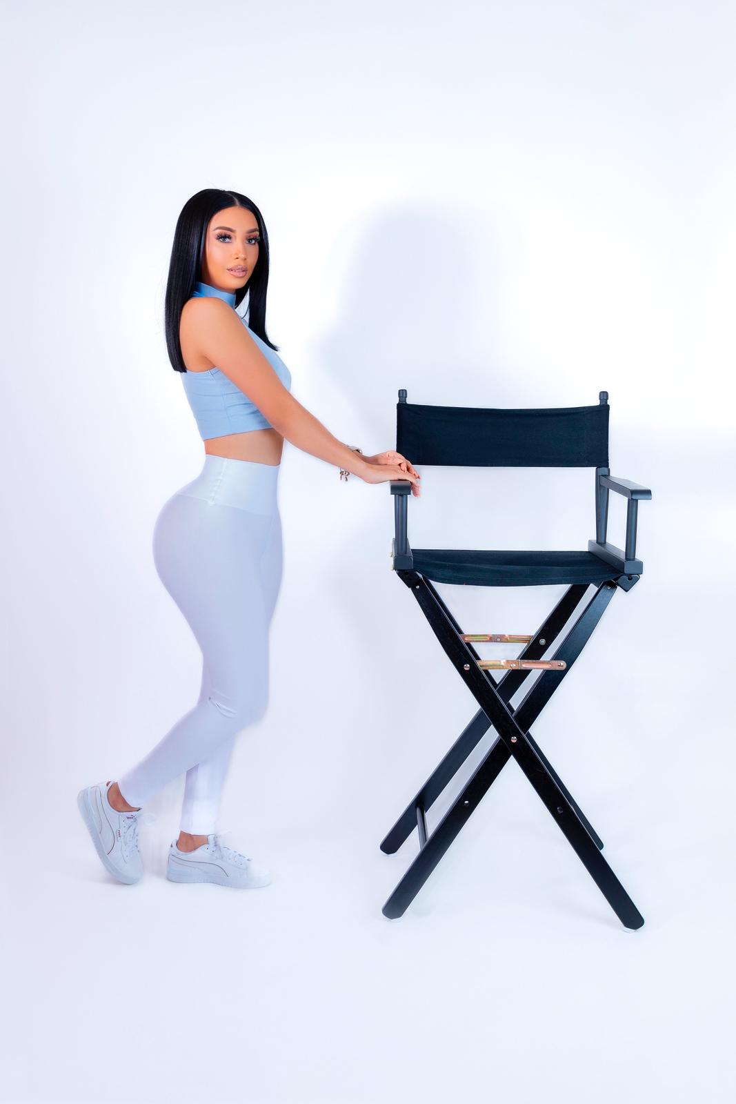 High-Waisted Karlyshh Leggings White