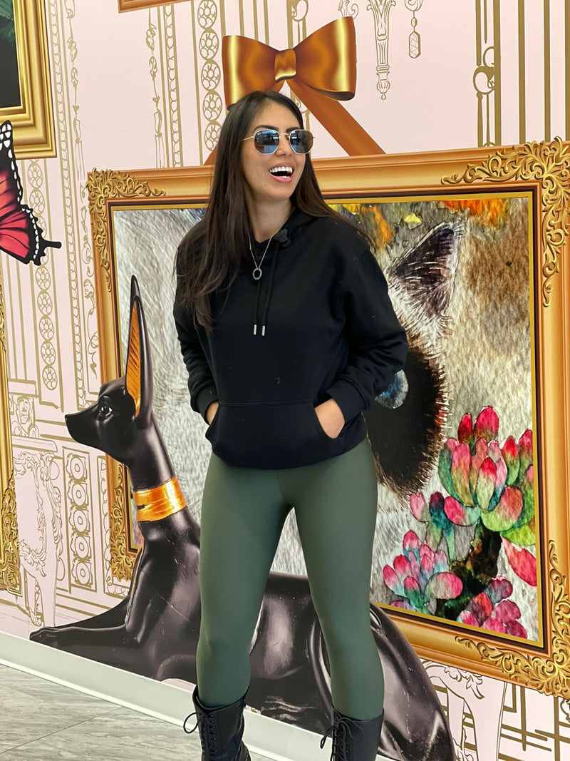 High-Waisted Karlyshh Leggings Olive
